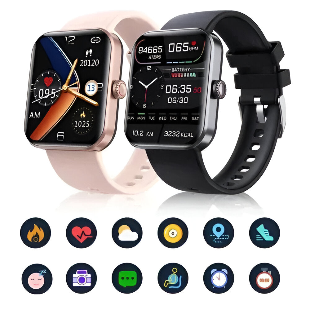 Smartwatch mit Gesundheitsüberwachung und Bluetooth-Anrufen | Temsk