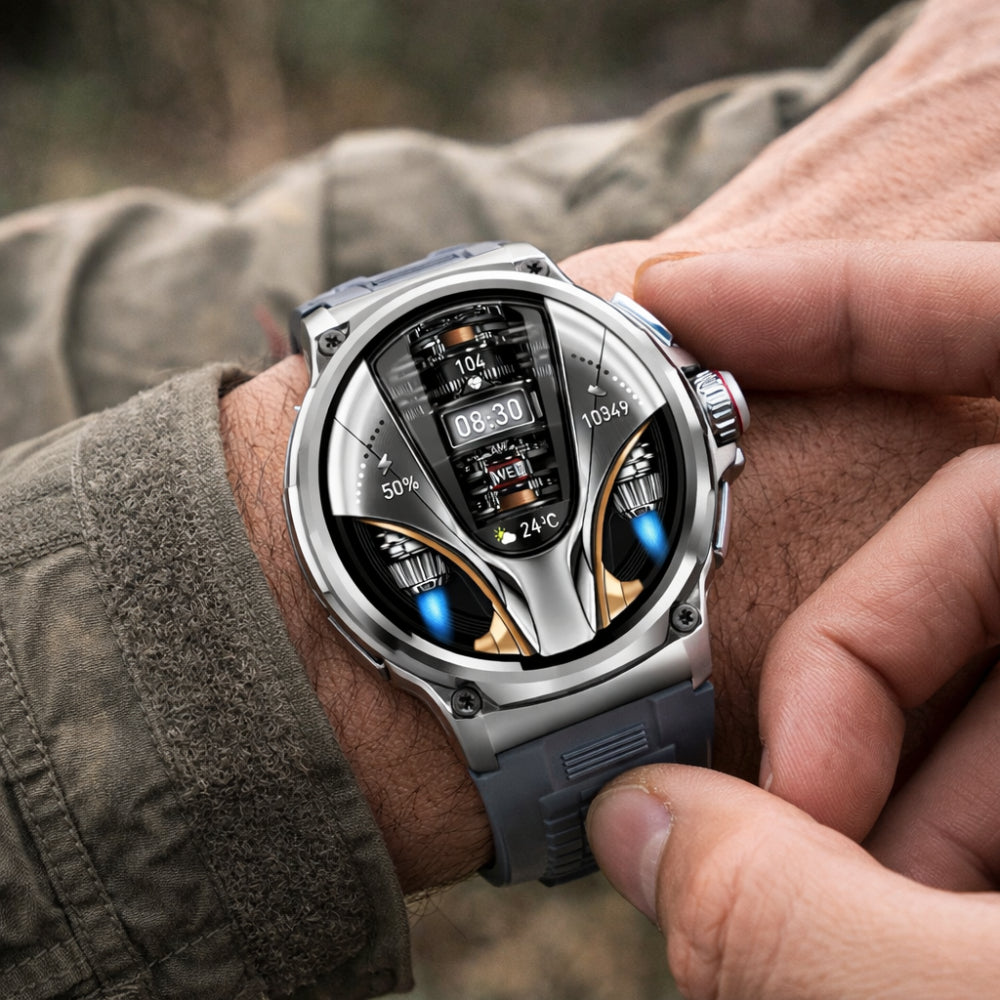Robuste Outdoor-Smartwatch für Mehrsportaktivitäten und den täglichen Gebrauch | Temsk