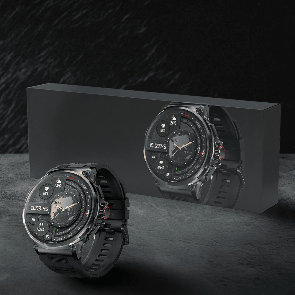 Robuste Outdoor-Smartwatch für Mehrsportaktivitäten und den täglichen Gebrauch | Temsk