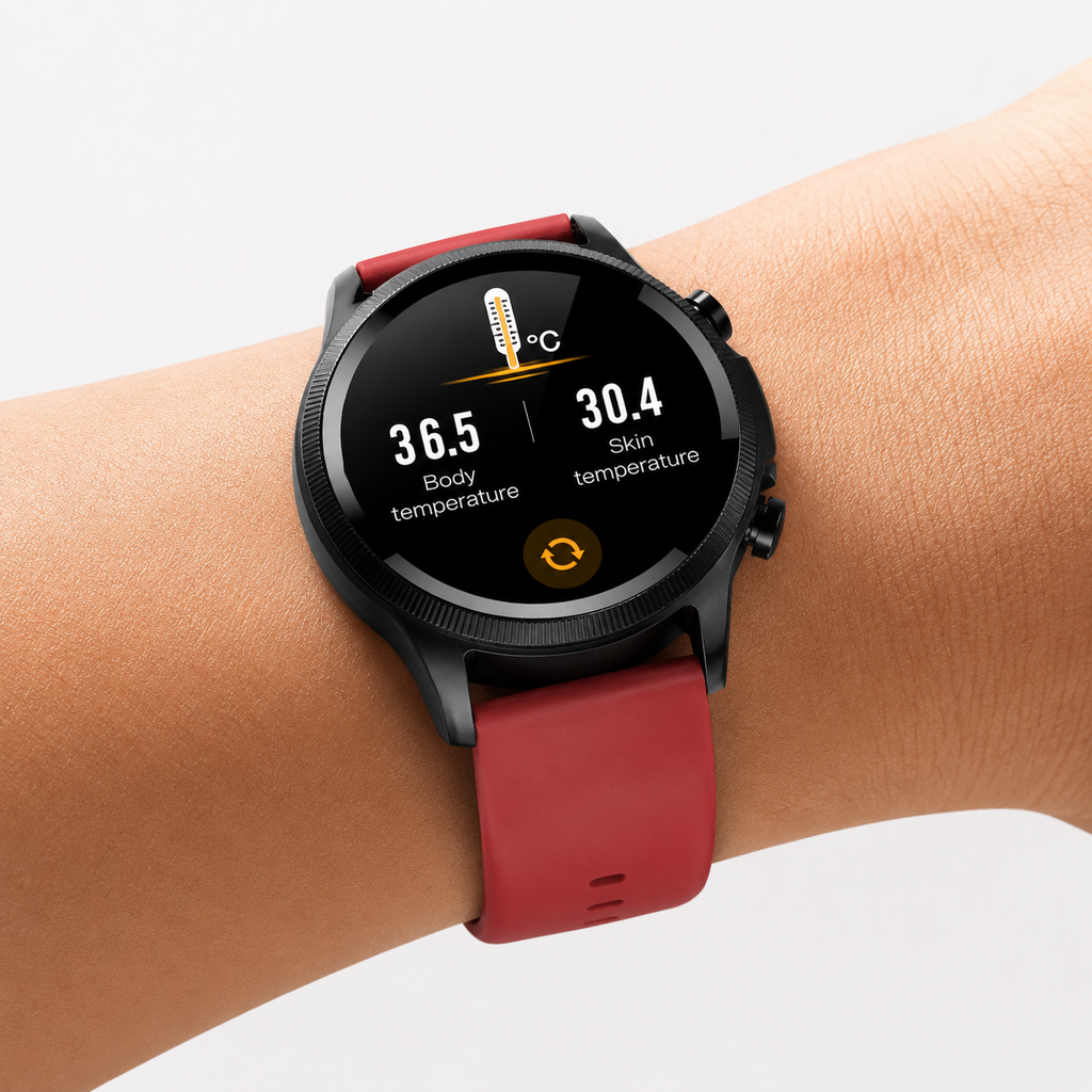 Smartwatch Fitness-Tracker mit Herzfrequenzmesser für die Gesundheit | Temsk
