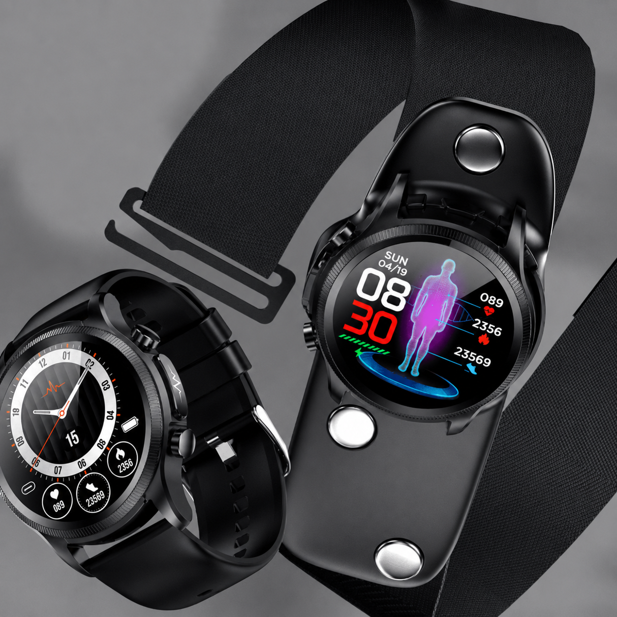Smartwatch Fitness-Tracker mit Herzfrequenzmesser für die Gesundheit | Temsk