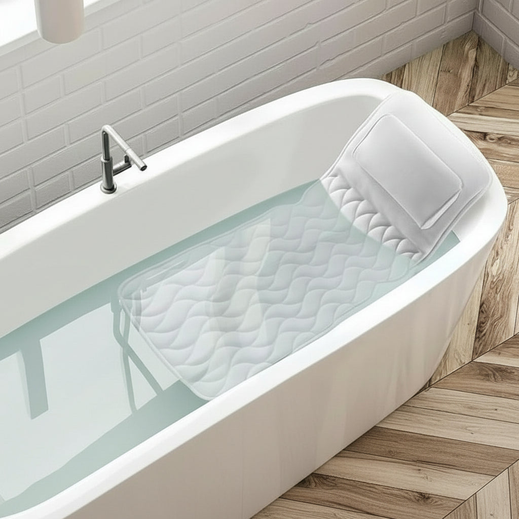 AquaNest Ergonomic Full Body Bathtub Pillow for Comfort | Temsk