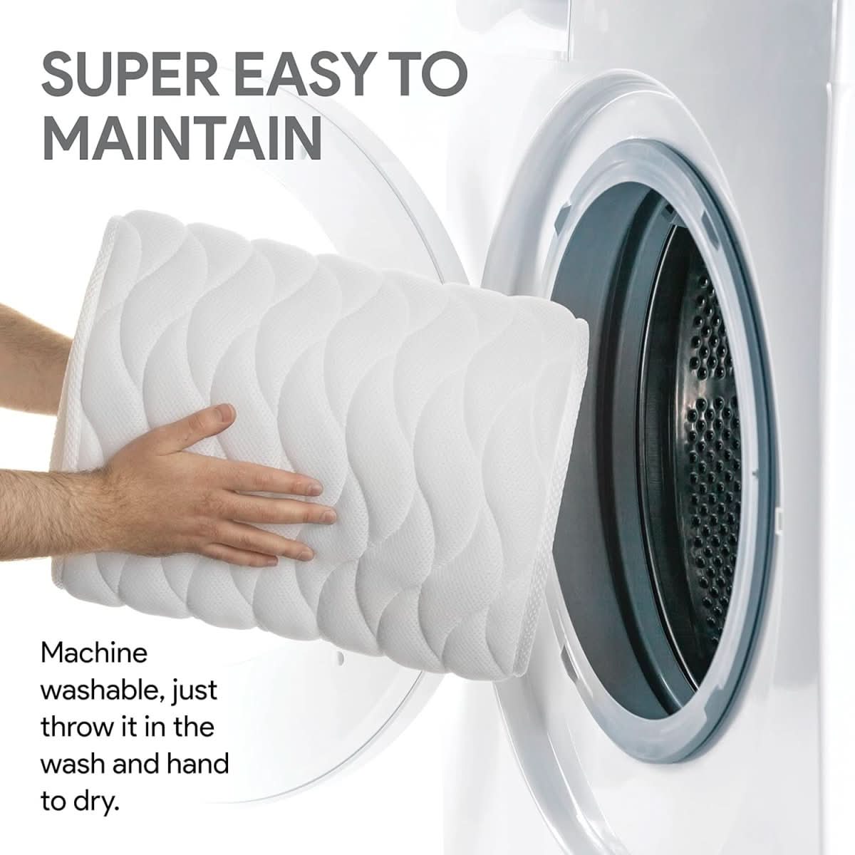AquaNest Ergonomic Full Body Bathtub Pillow for Comfort | Temsk