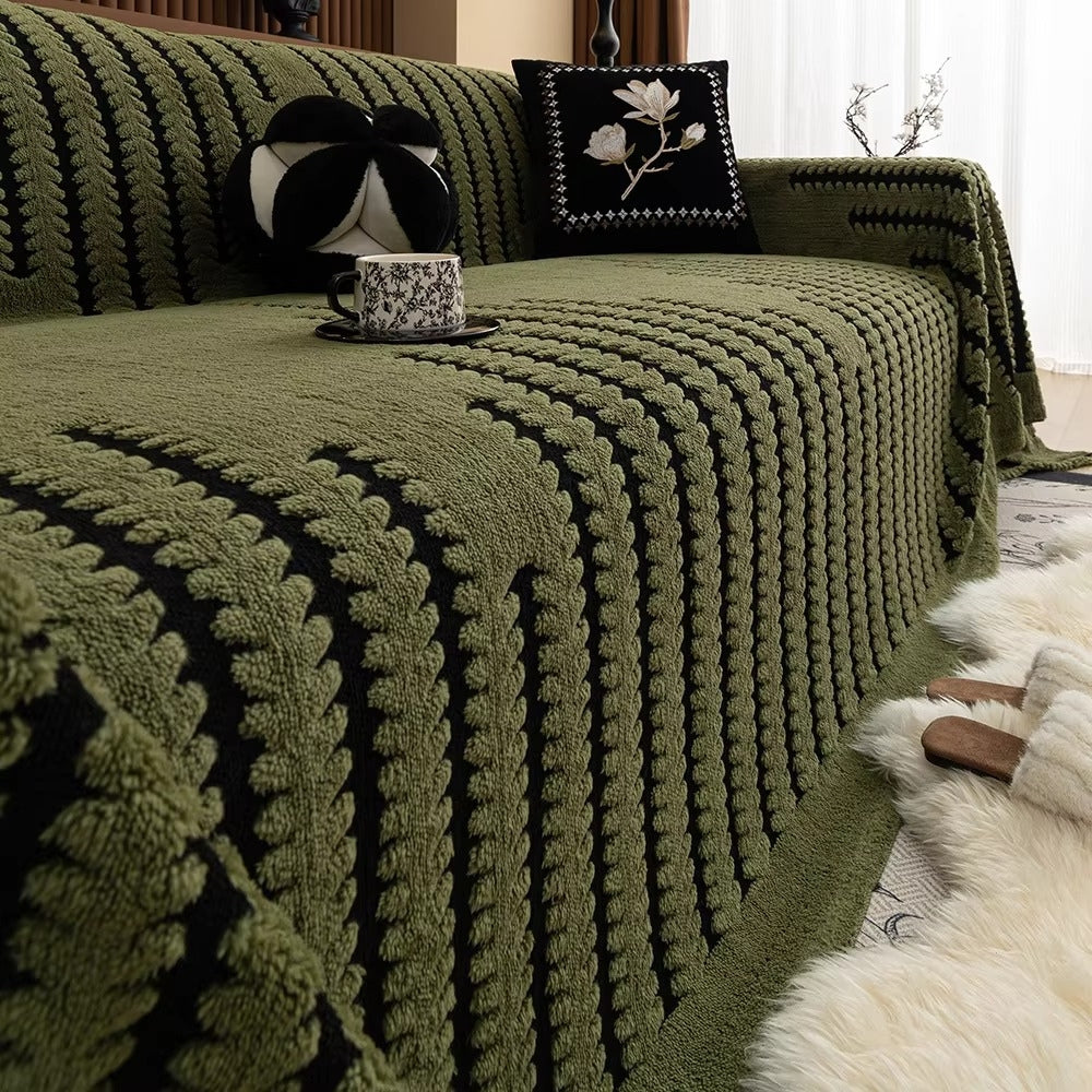 Vintage Inspired Plush Sofa Cover For Elegant Comfort | Temsk