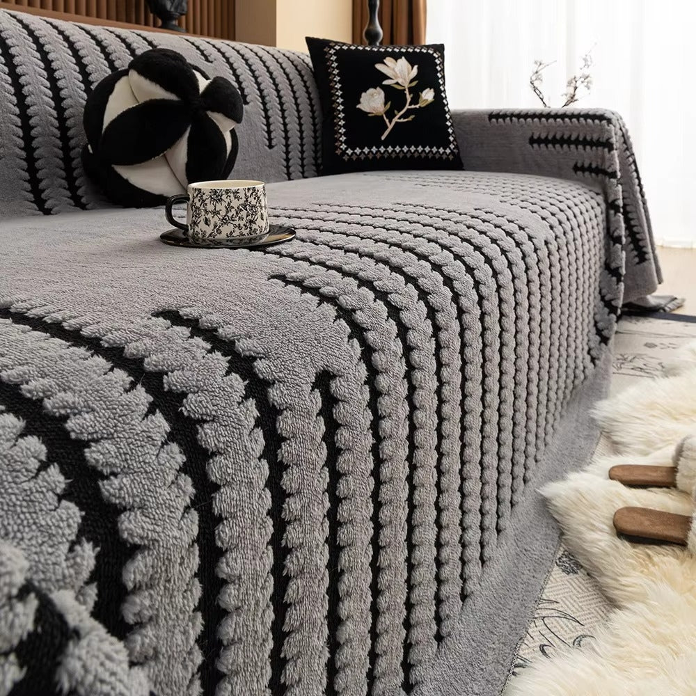 Vintage Inspired Plush Sofa Cover For Elegant Comfort | Temsk