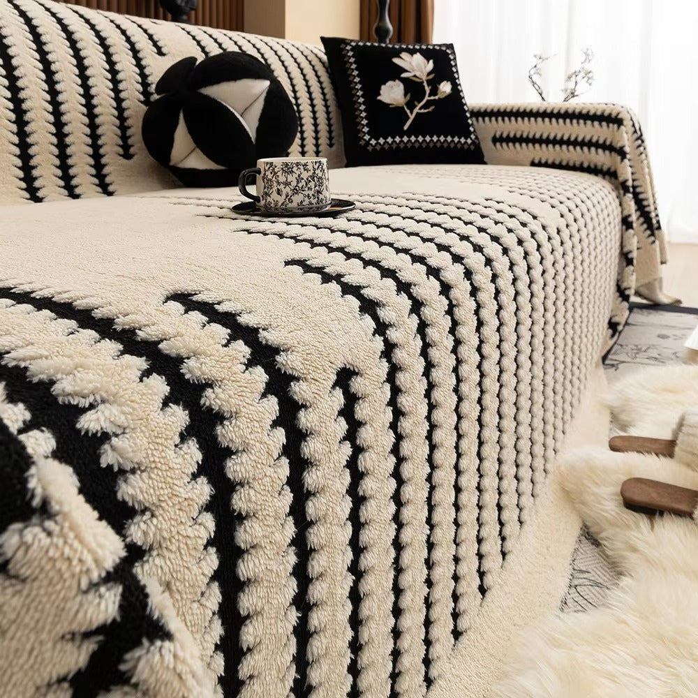 Vintage Inspired Plush Sofa Cover For Elegant Comfort | Temsk