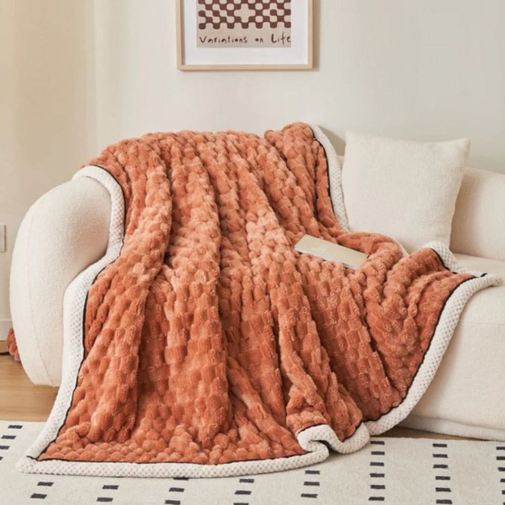 LuxeWeave Blanket Thoughtful Gift With Elegant Texture | Temsk