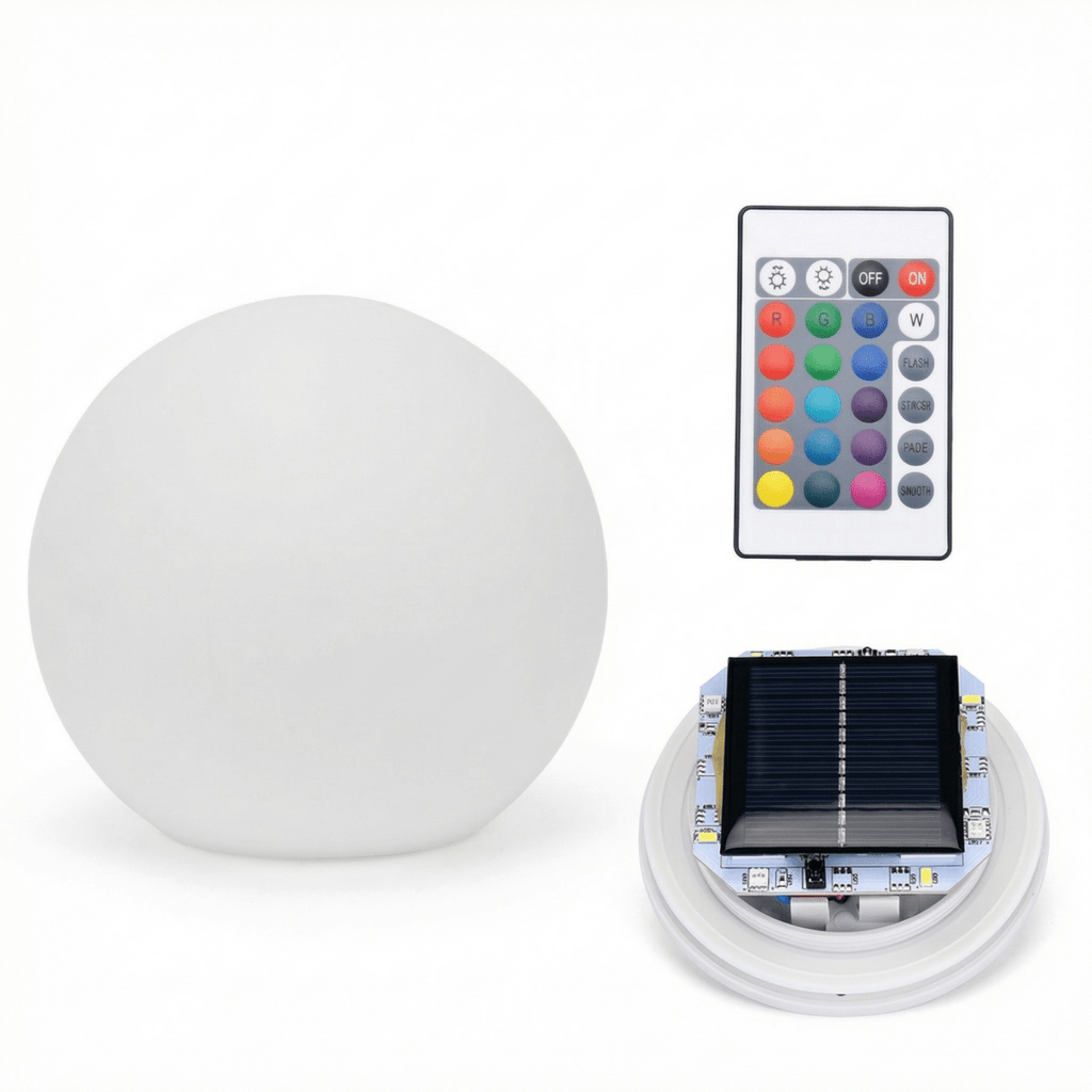 Luce da giardino sferica LED alimentata a energia solare per illuminazione esterna | Temsk