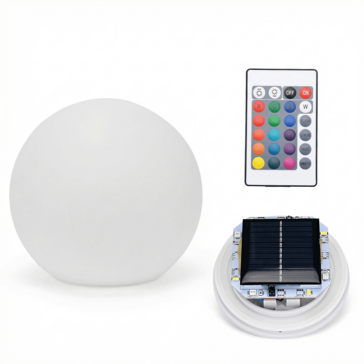 Luce da giardino sferica LED alimentata a energia solare per illuminazione esterna | Temsk