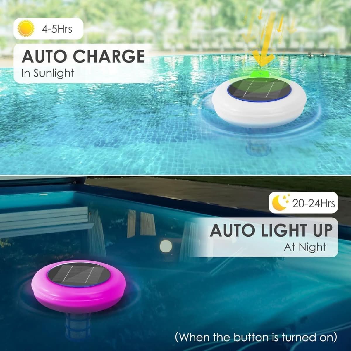 AquaNova Solar Pool Ionizer With LED Light Apparatus | Temsk