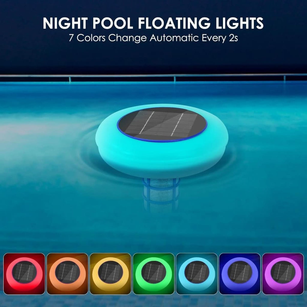 AquaNova Solar Pool Ionizer With LED Light Apparatus | Temsk