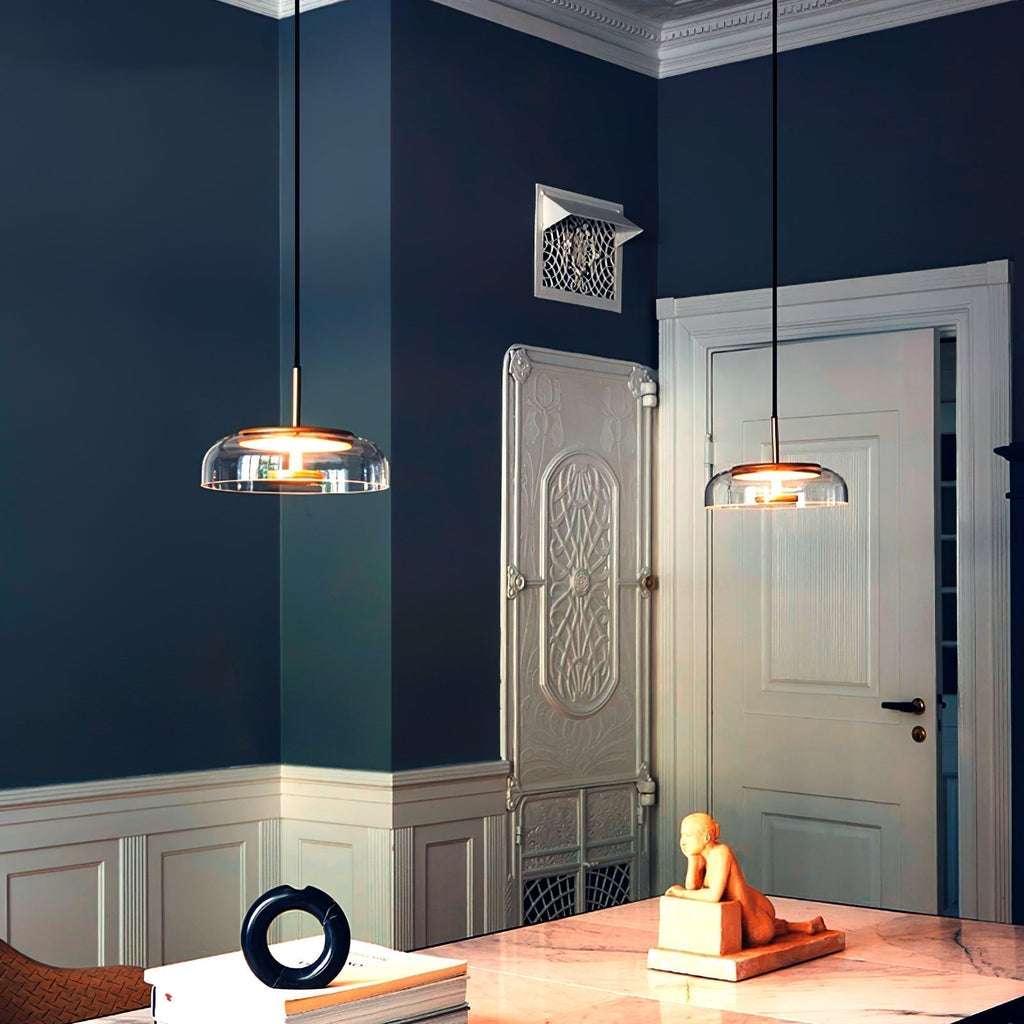 Nova Lux Pendant Lamp for Warm Radiant Ambience in Living Room | Snurv | Temsk