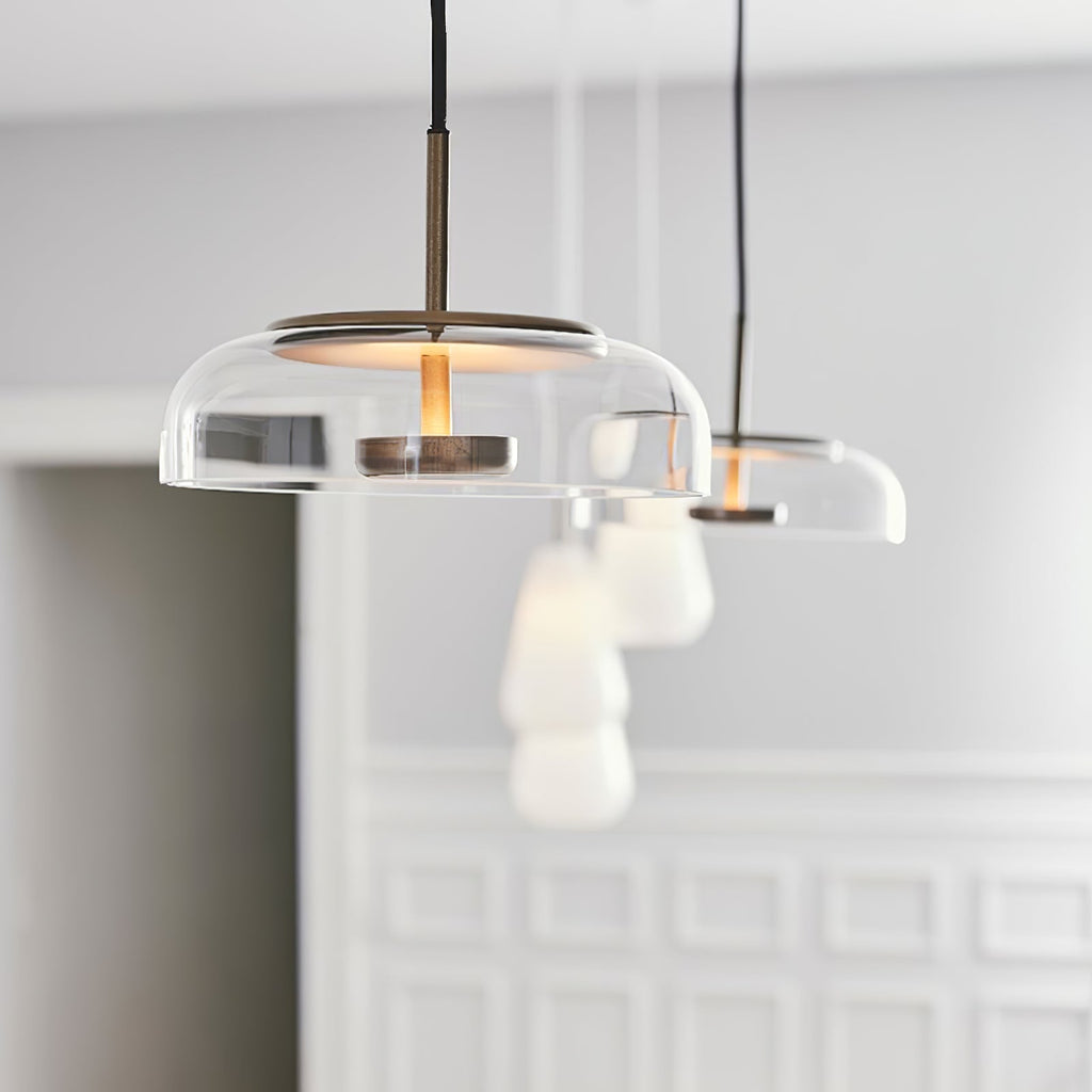 Nova Lux Pendant Lamp for Warm Radiant Ambience in Living Room | Snurv | Temsk