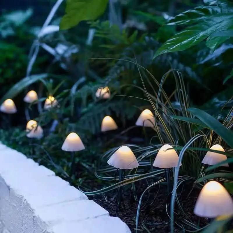 Aurora houbové solární LED světla pro magickou zahradní atmosféru | Temsk