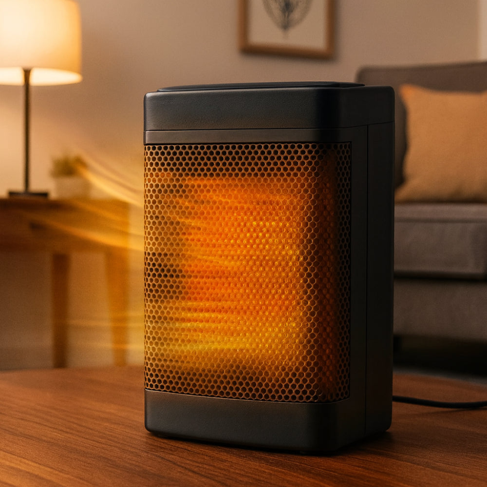 Innenraumheizung mit Thermostat und Timer, oszillierende Wärme | Temsk