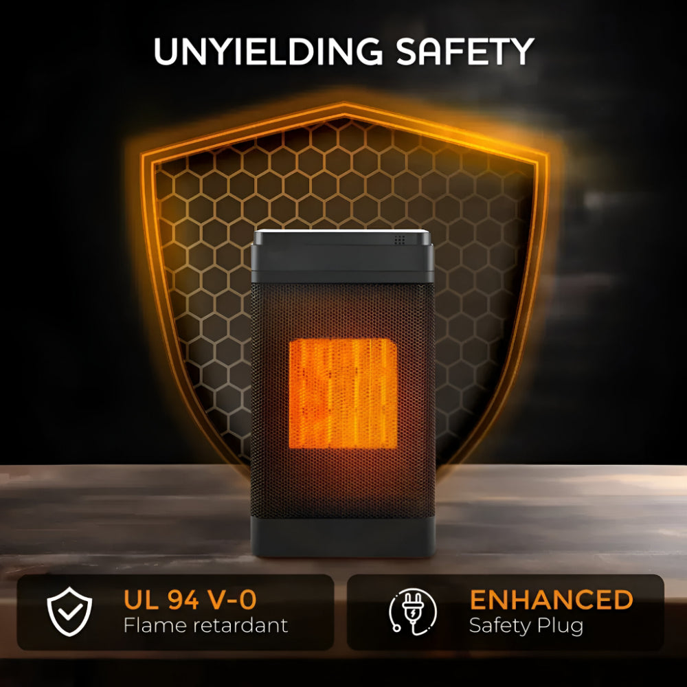 Innenraumheizung mit Thermostat und Timer, oszillierende Wärme | Temsk