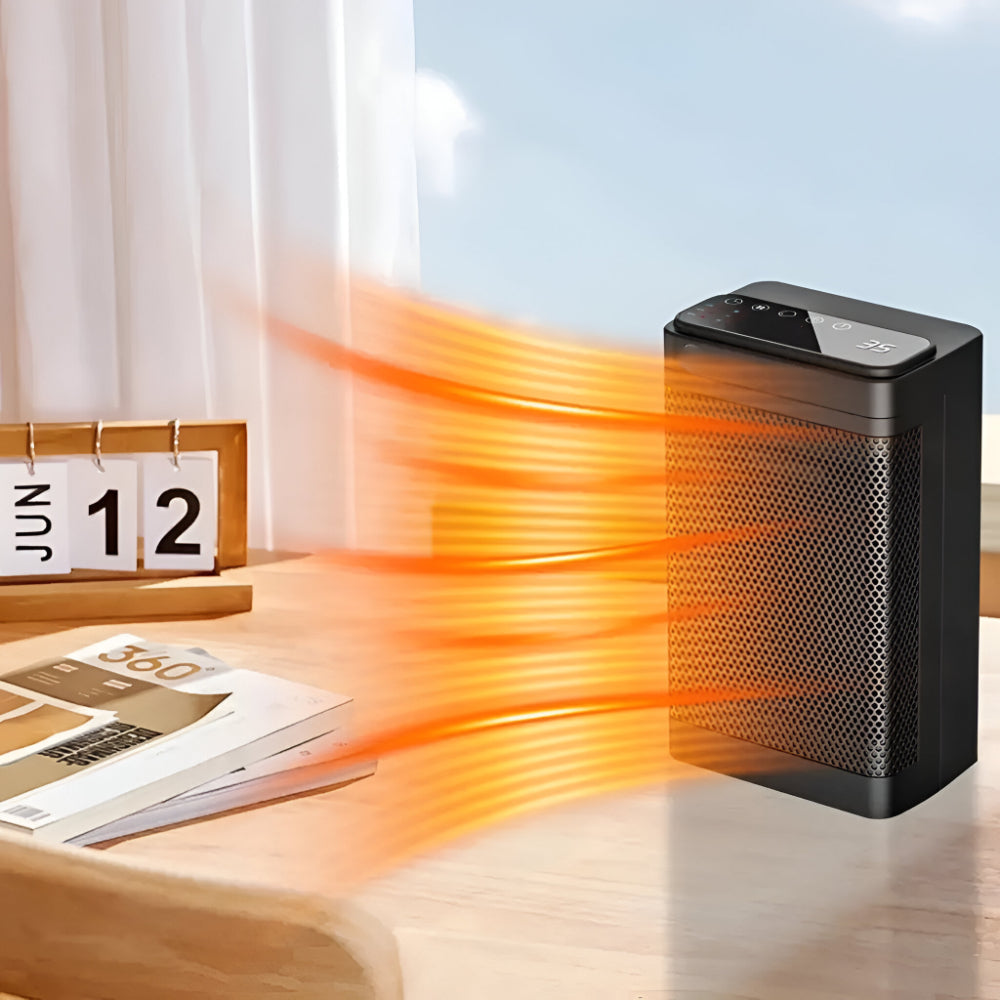 Innenraumheizung mit Thermostat und Timer, oszillierende Wärme | Temsk