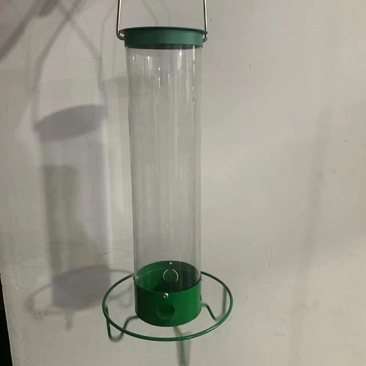 Metal Squirrel Resistant Tube Bird Feeder For Outdoor Backyard Use | Temsk