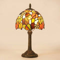 Decorative Shade Stained Glass Table Lamp, 16 Inches Tall | Temsk