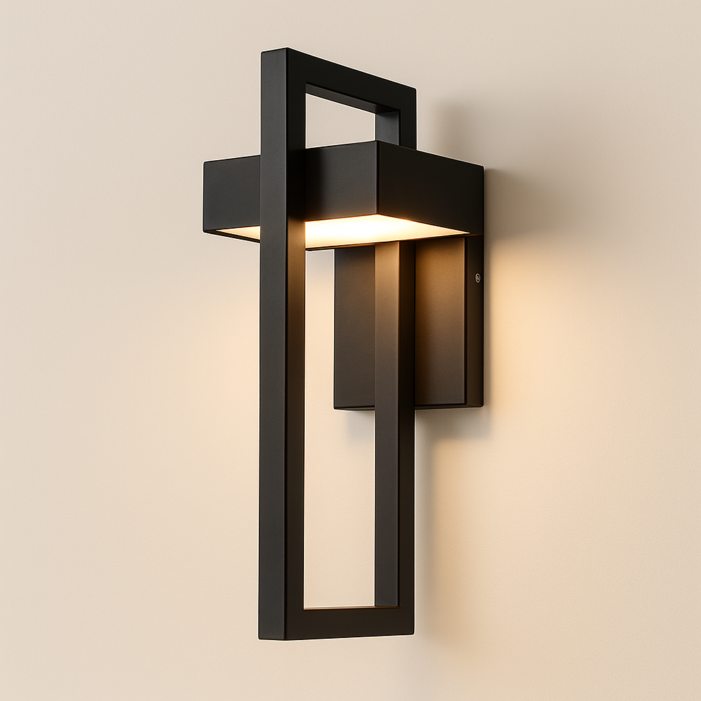 AeroLumen Elegant Modern Outdoor Wall Sconce With LED Illumination | Temsk