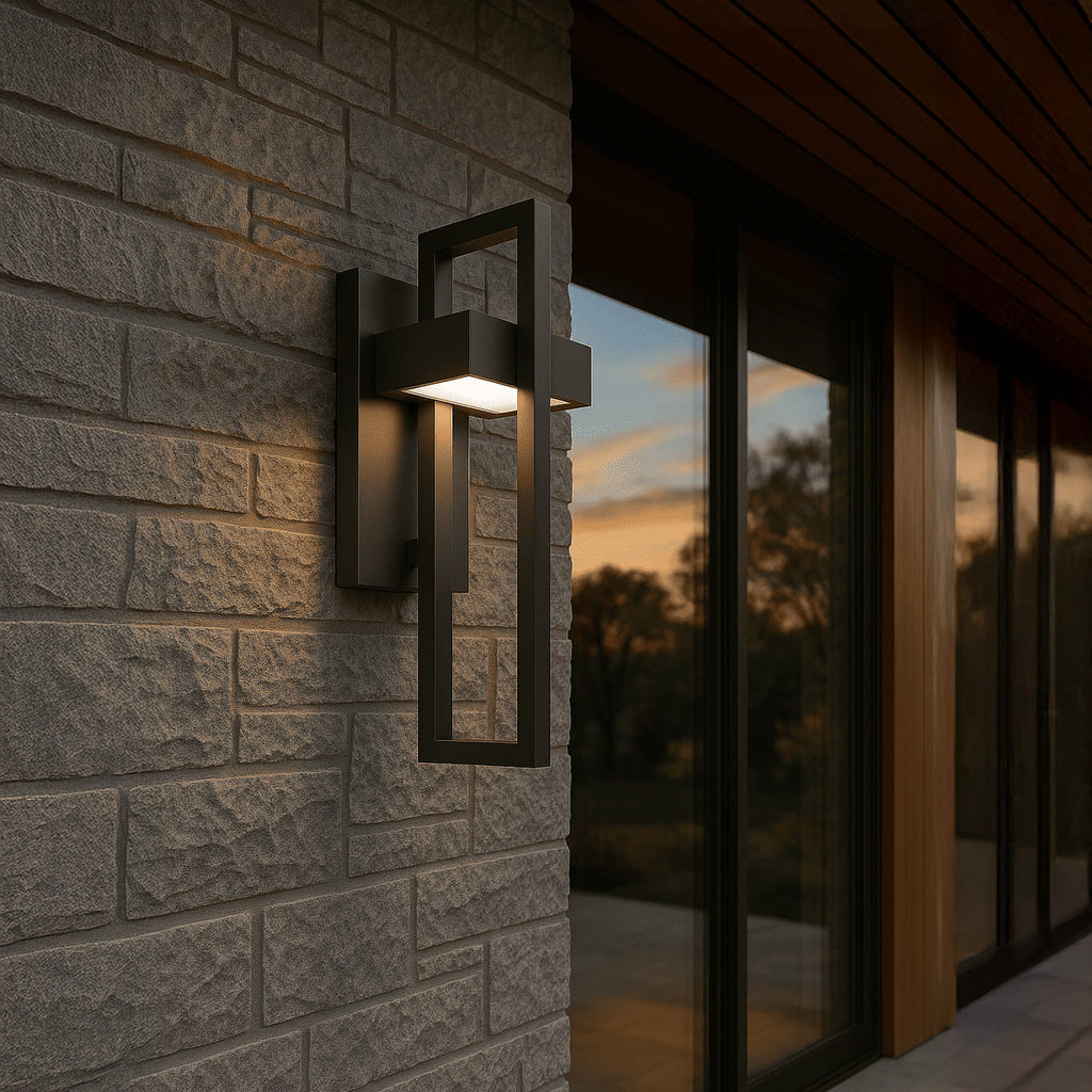 AeroLumen Elegant Modern Outdoor Wall Sconce With LED Illumination | Temsk