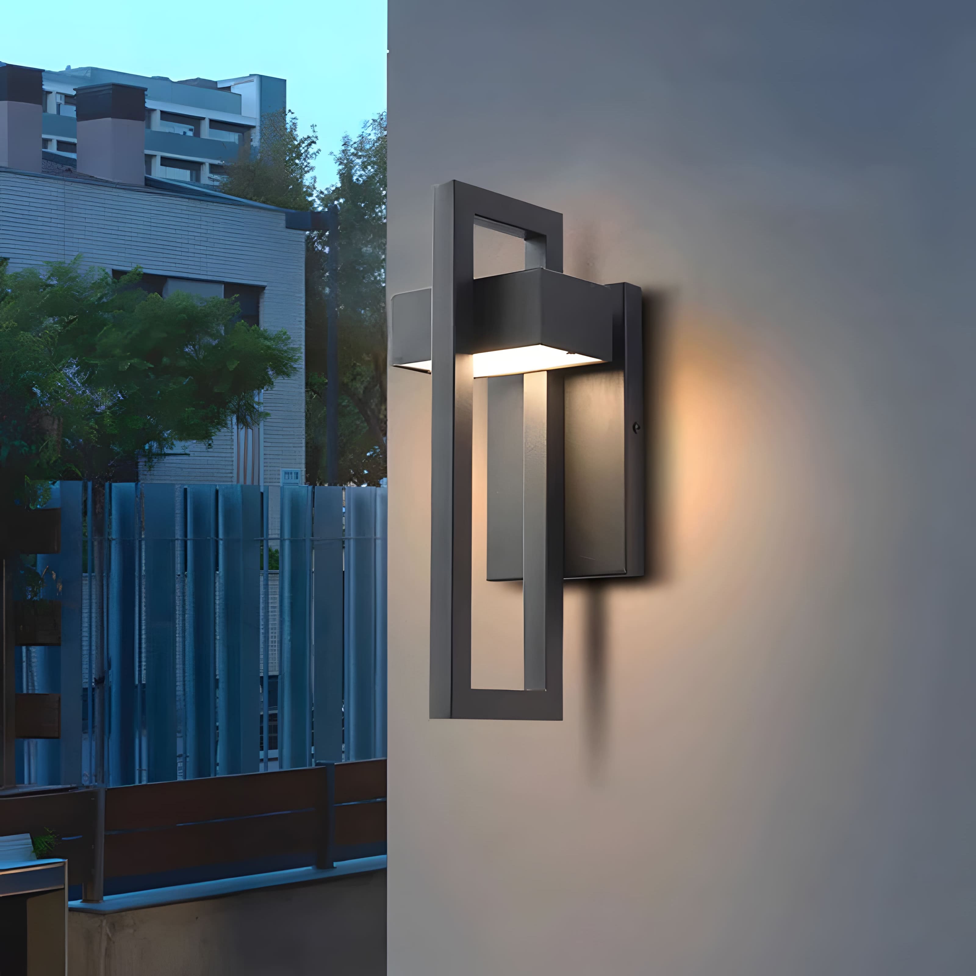AeroLumen Elegant Modern Outdoor Wall Sconce With LED Illumination | Temsk