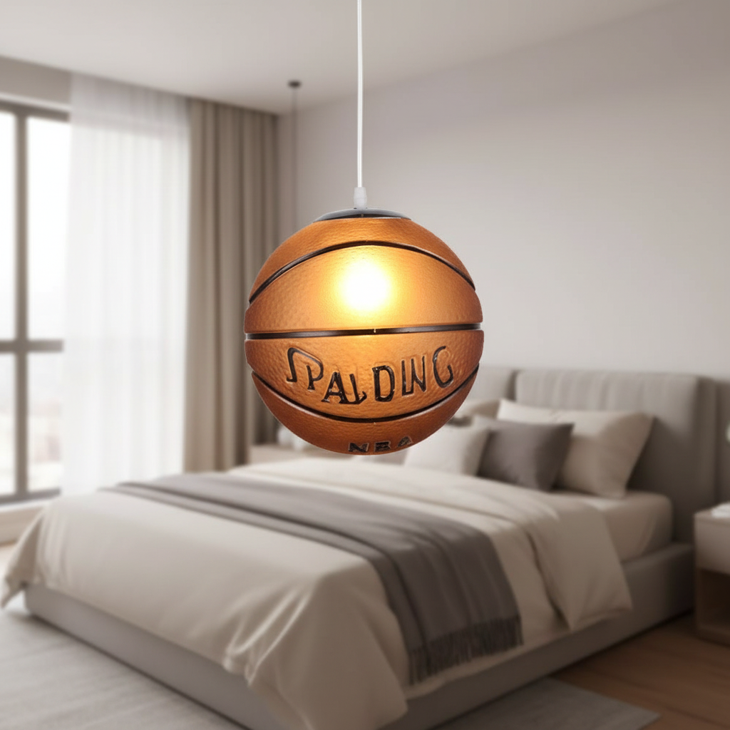 PlayGoal LED Ceiling Light With Football Motif For Children's Rooms | Temsk