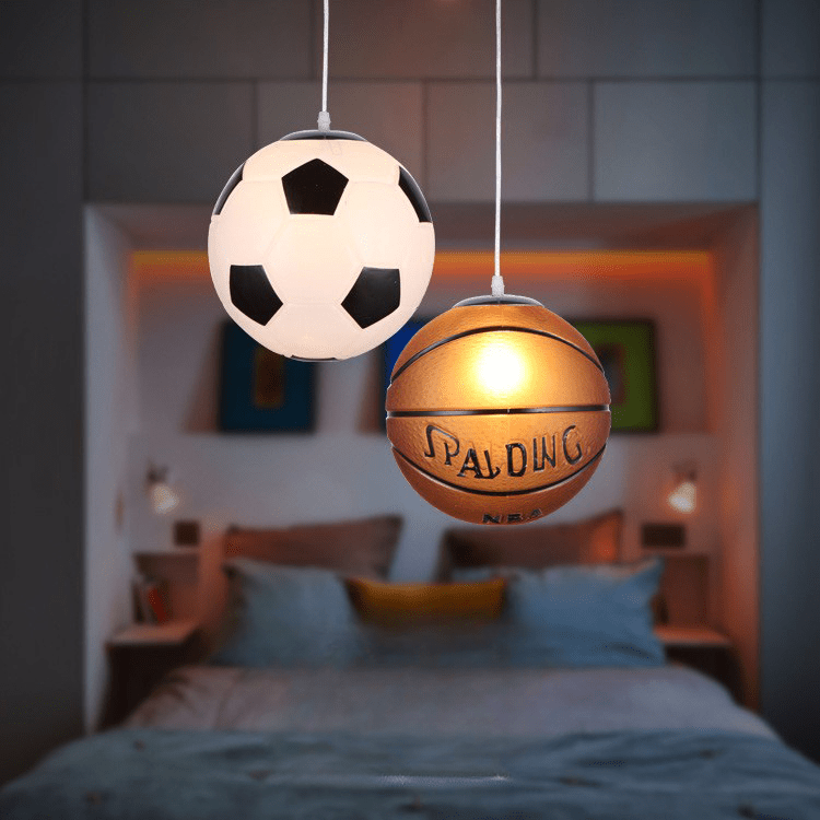 PlayGoal LED Ceiling Light With Football Motif For Children's Rooms | Temsk