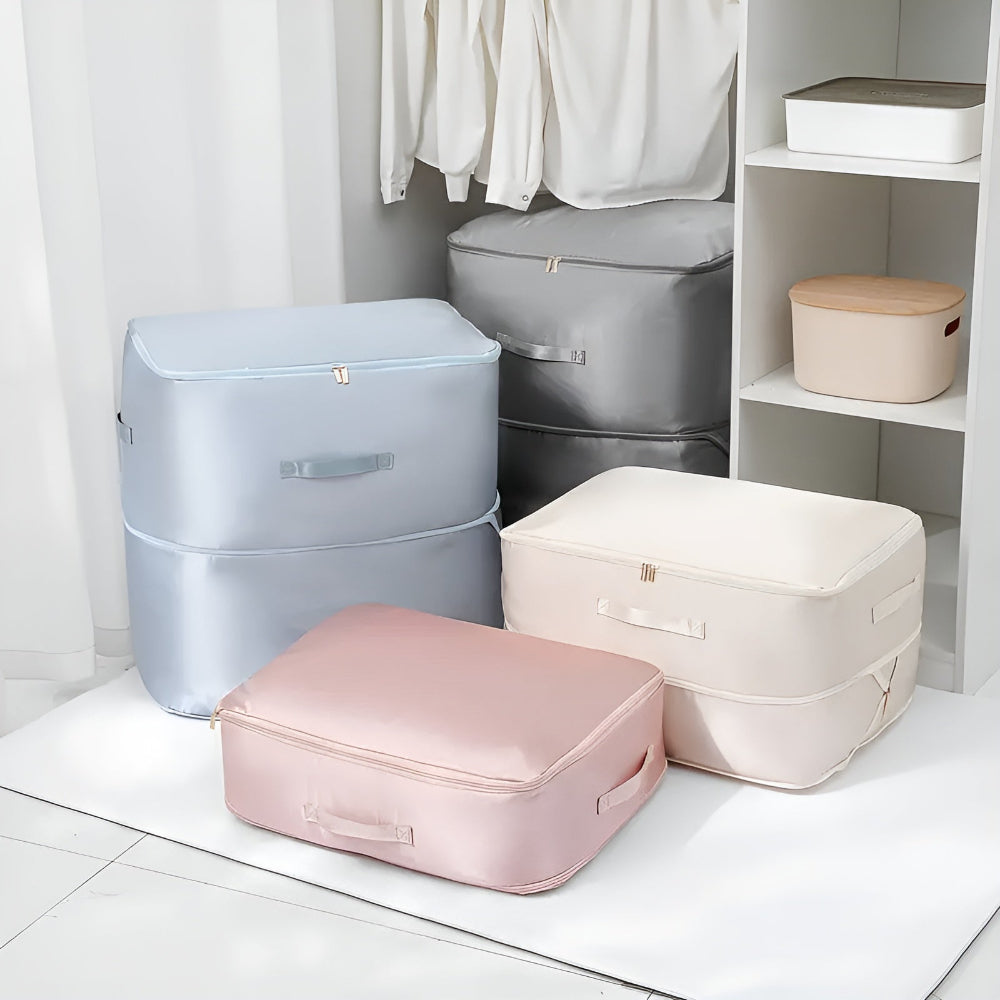 Closet Organization With Compression Bags For Clothes And Bedding | Temsk