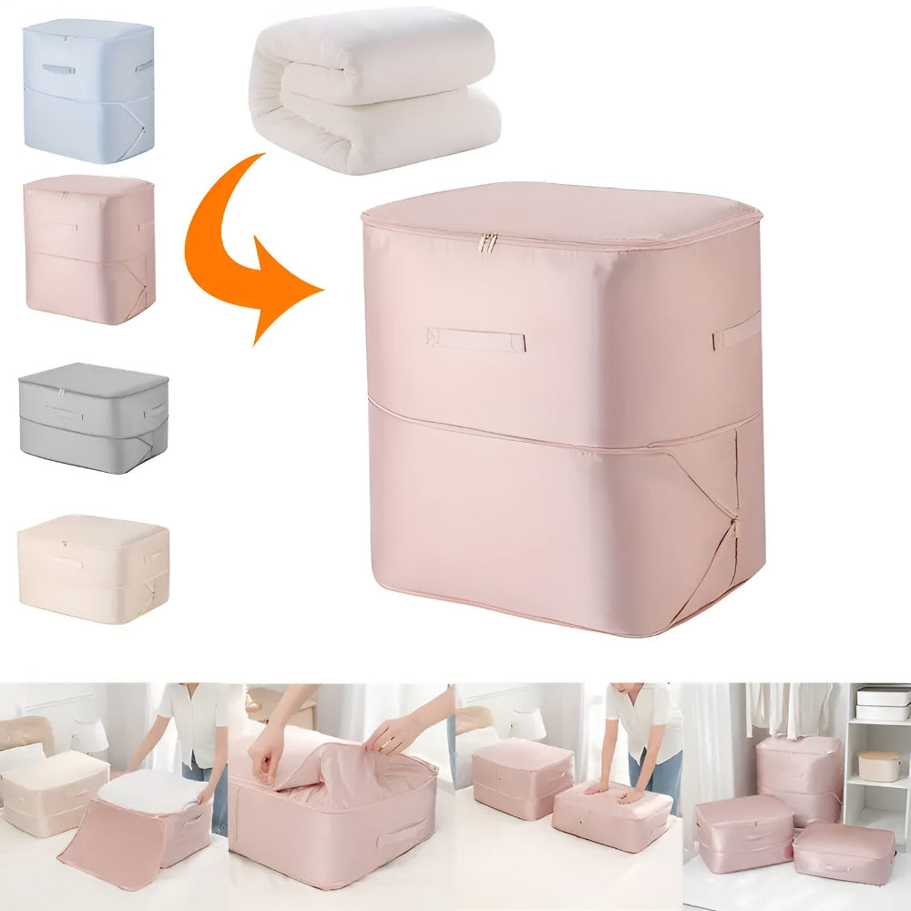 Closet Organization With Compression Bags For Clothes And Bedding | Temsk