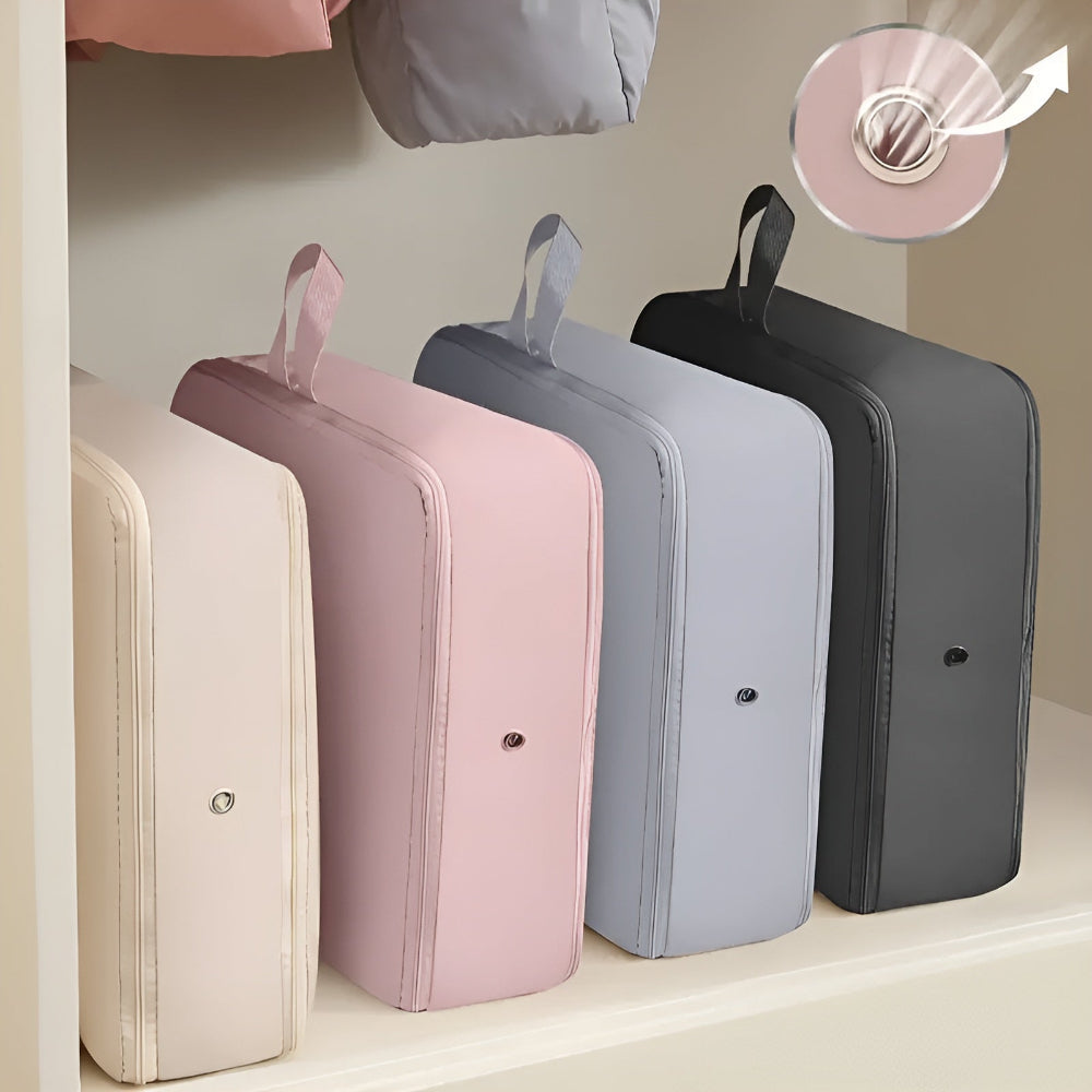 Closet Organization With Compression Bags For Clothes And Bedding | Temsk