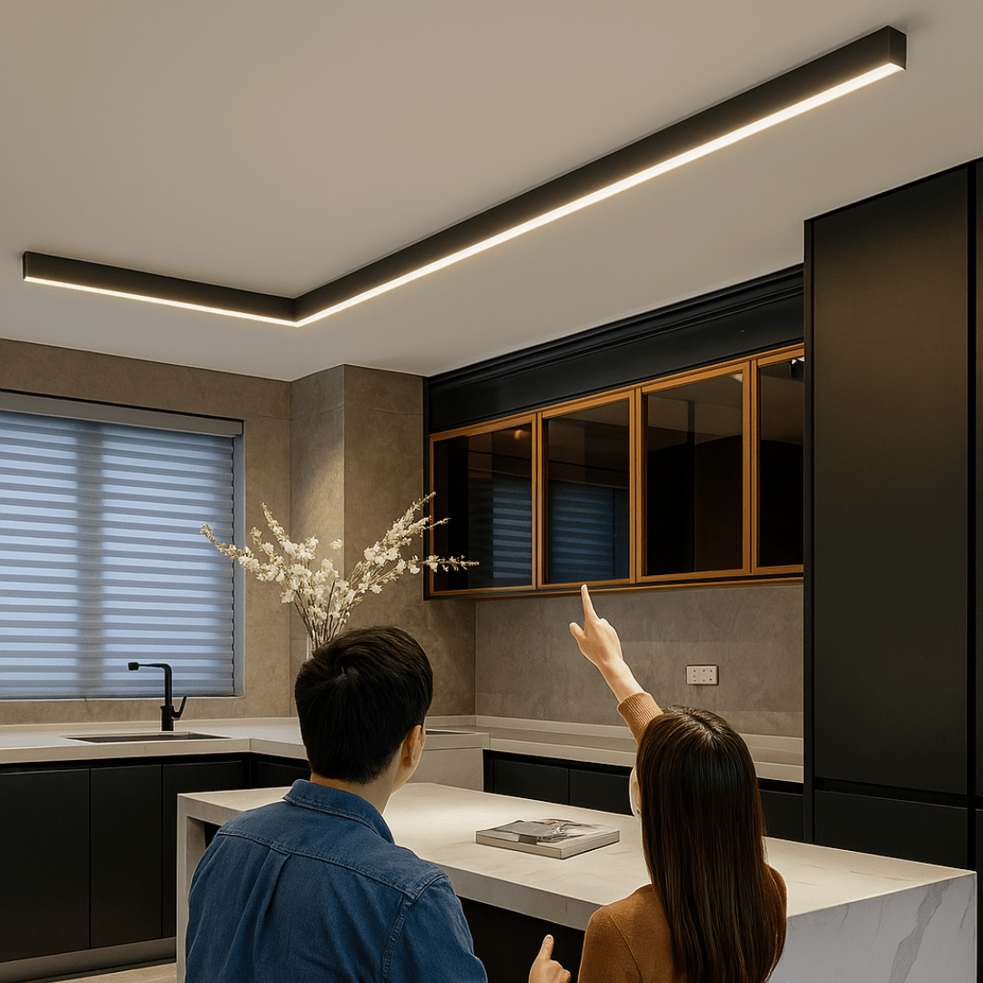 LumaNova LED Ceiling Lamp - Minimalist Scandinavian Design With Bright Luminosity | Temsk