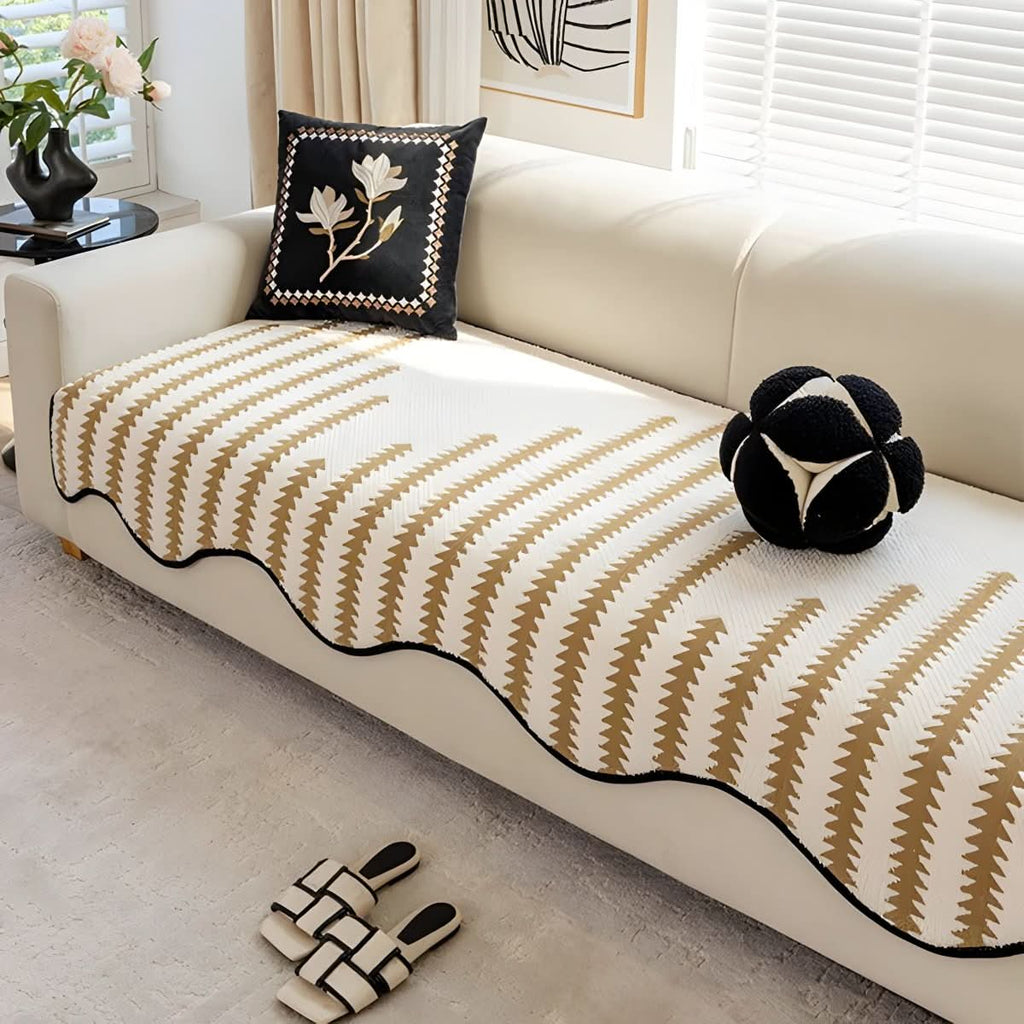 NovaGuard Modern Chenille Sofa Cover With Stylish Protection | Temsk