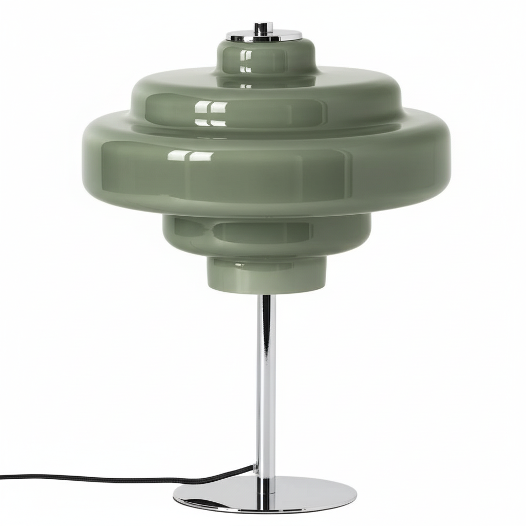 Coloured Glass Table Lamp In Bauhaus Style Pendant | Temsk