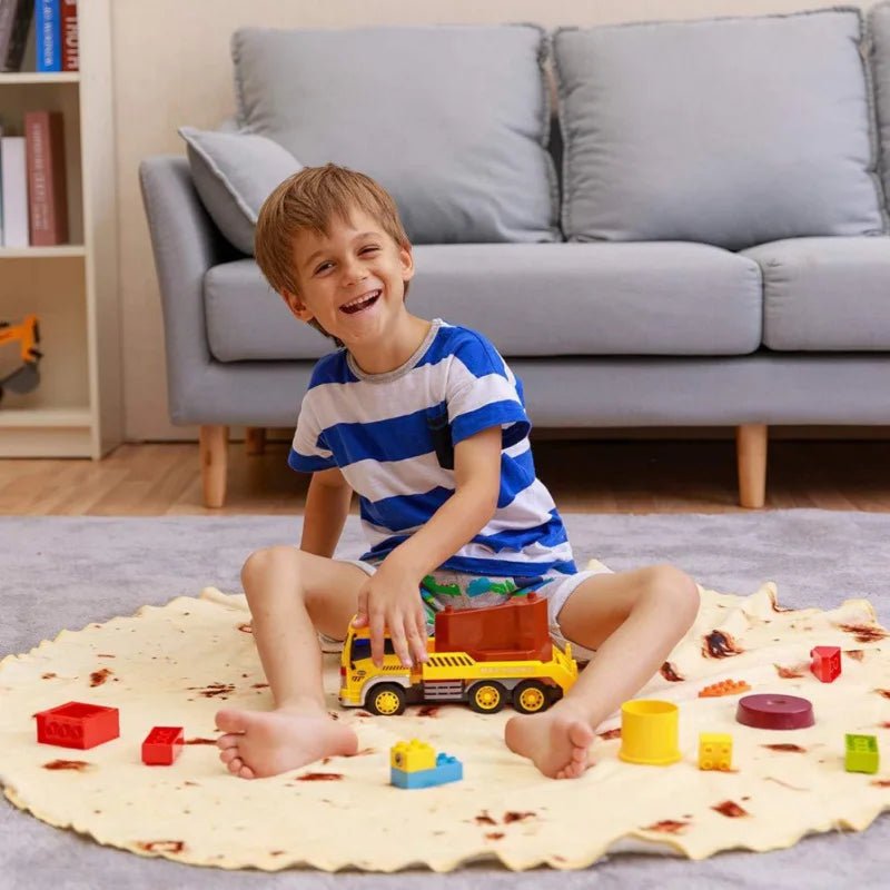 Taco Cuddle Cozy Taco Flannel Blanket With Funny Tortilla Design | Temsk