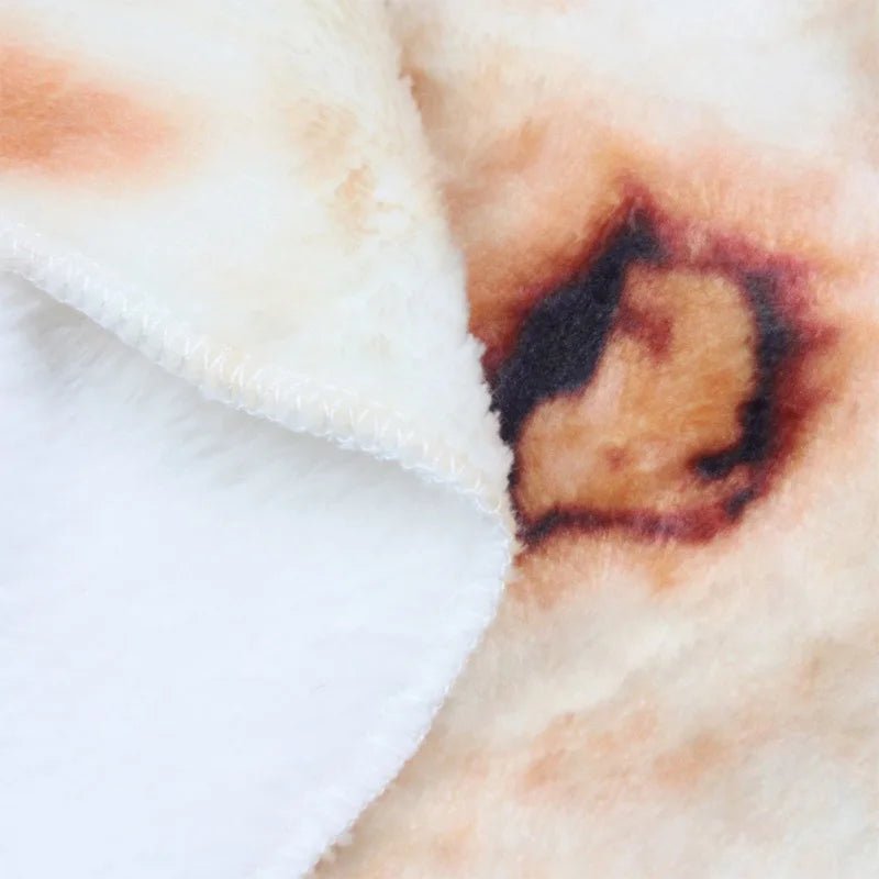 Taco Cuddle Cozy Taco Flannel Blanket With Funny Tortilla Design | Temsk