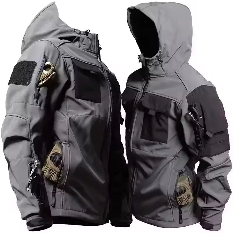 AeroGuard Pro Tactical Waterproof and Windproof Jacket for Outdoor Adventures | Temsk