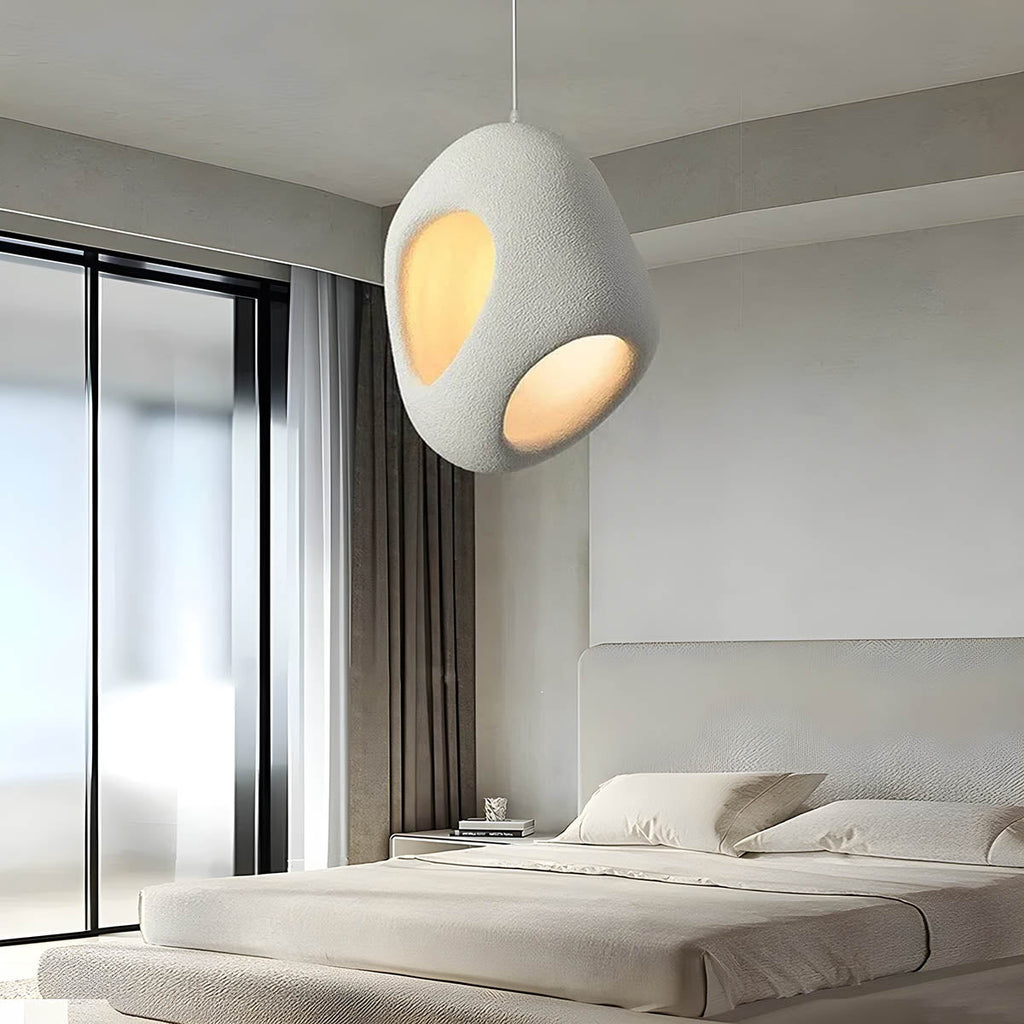 LumaNova Wabi Sabi Hanging Lamp Minimalist Pendant Light | Snurv | Temsk