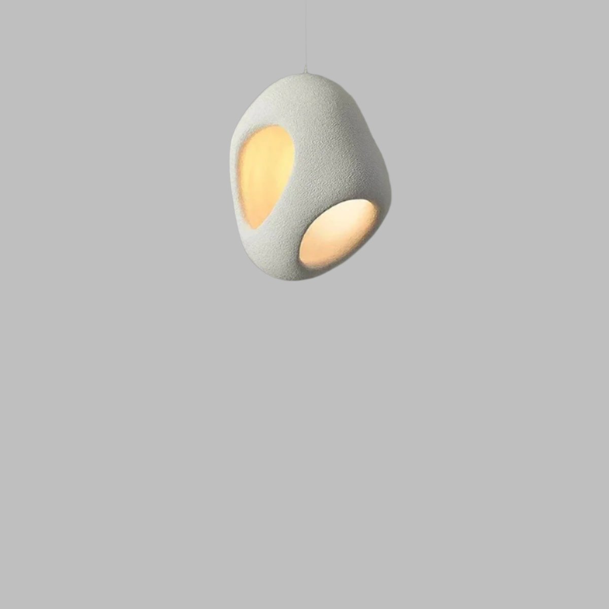 LumaNova Wabi Sabi Hanging Lamp Minimalist Pendant Light | Snurv | Temsk