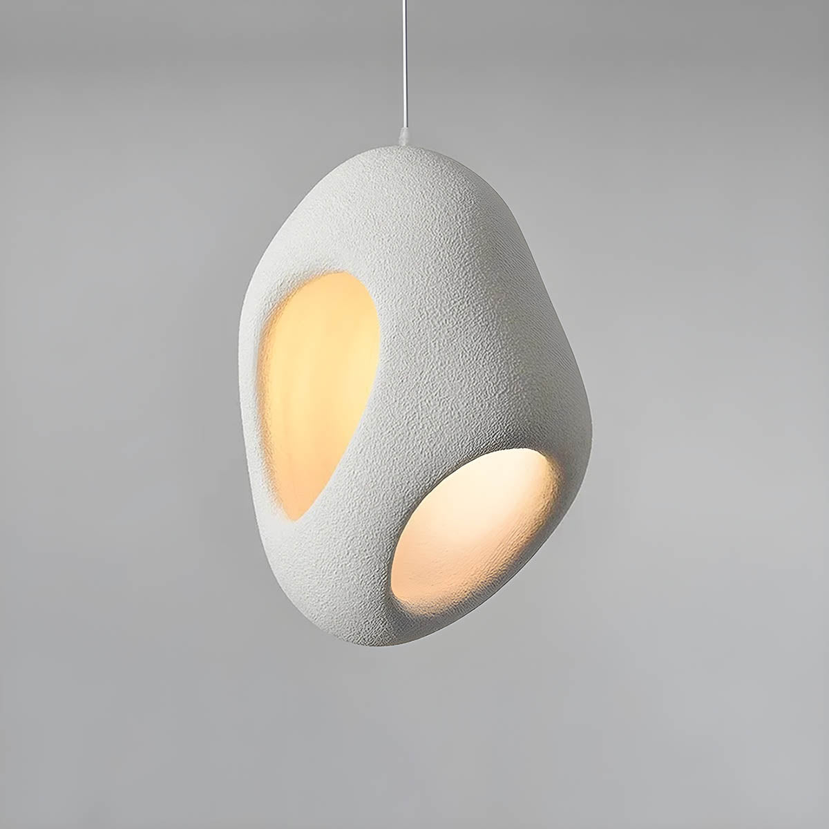 LumaNova Wabi Sabi Hanging Lamp Minimalist Pendant Light | Snurv | Temsk