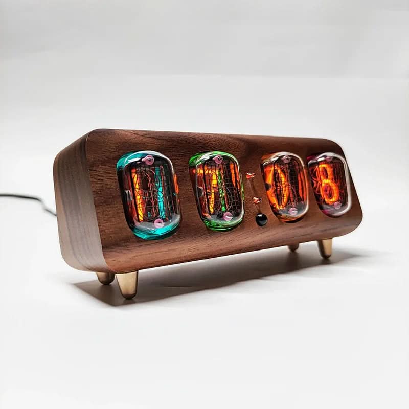 AuroraNix nixie-ur med Bluetooth-styring til moderne boligindretning | Temsk