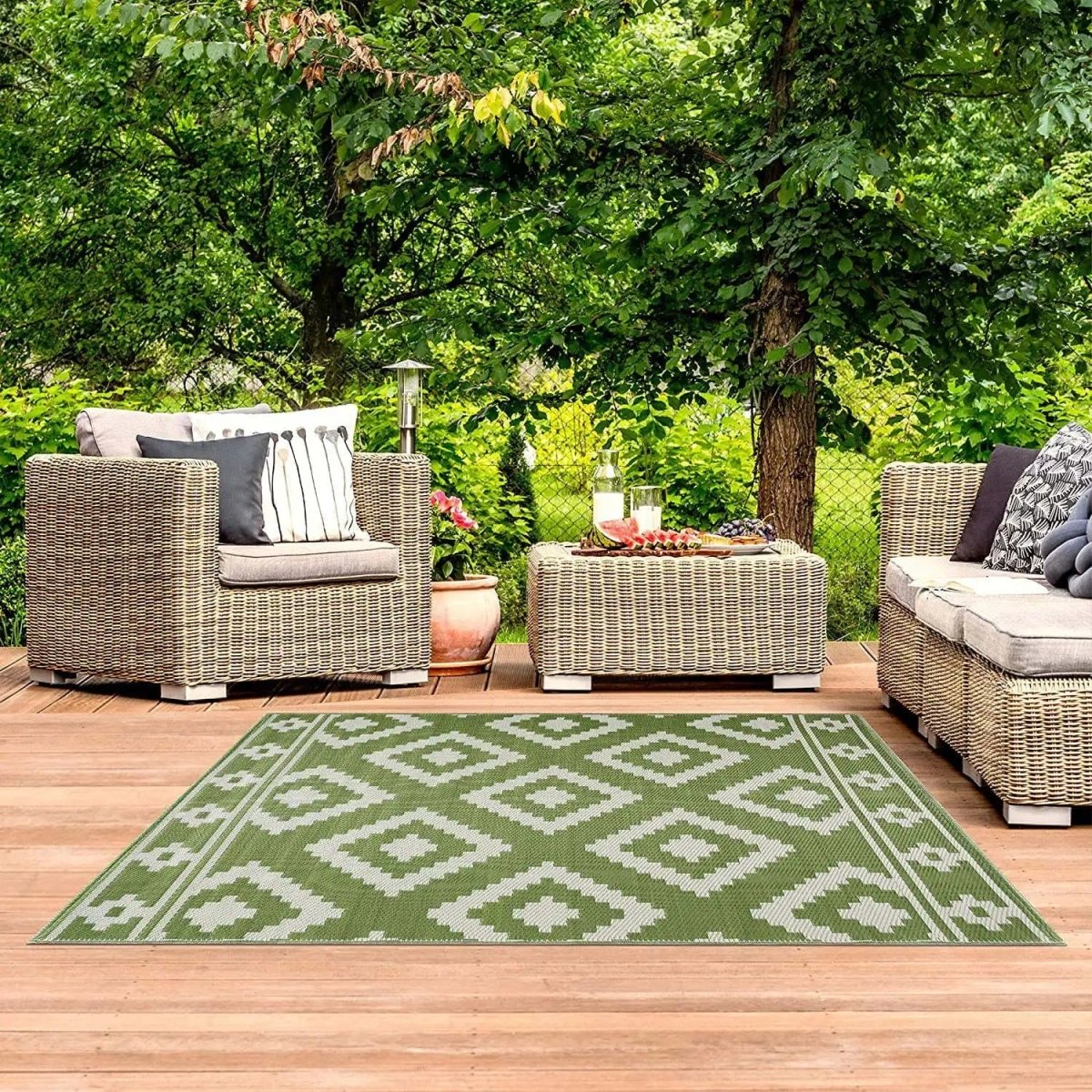 TerraLoom Outdoor Garden Rug Weatherproof and Easy To Clean | Temsk