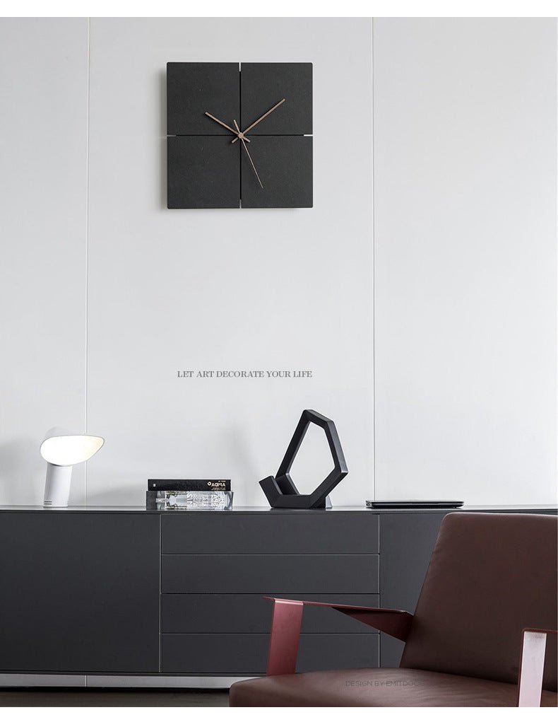 Calm Clock Modern Decorative Wall Clock With Silent Movement | Temsk