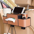 Backseat Organizer With Cup Holder And Storage Box | Temsk