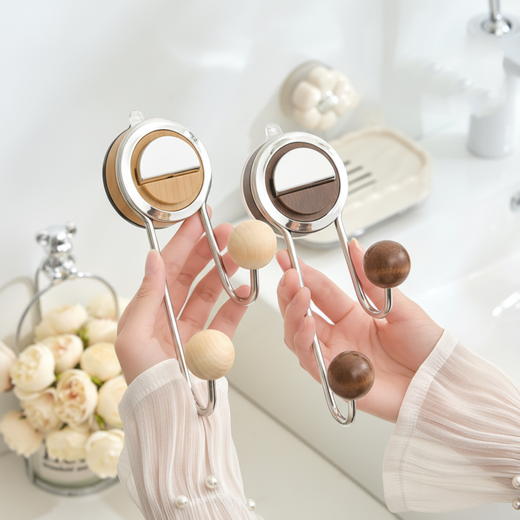 Stainless Steel Adhesive Roll Holder For Bathroom Wall | Temsk