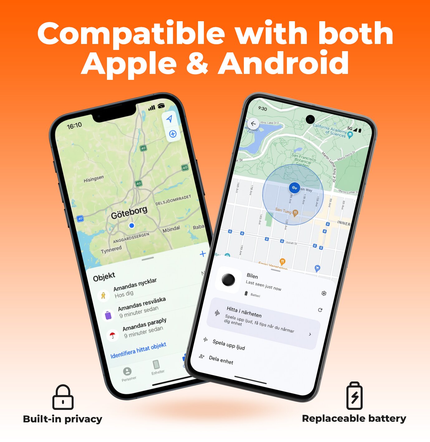 Magnetic GPS Vehicle Tracker with App Tracking | Temsk