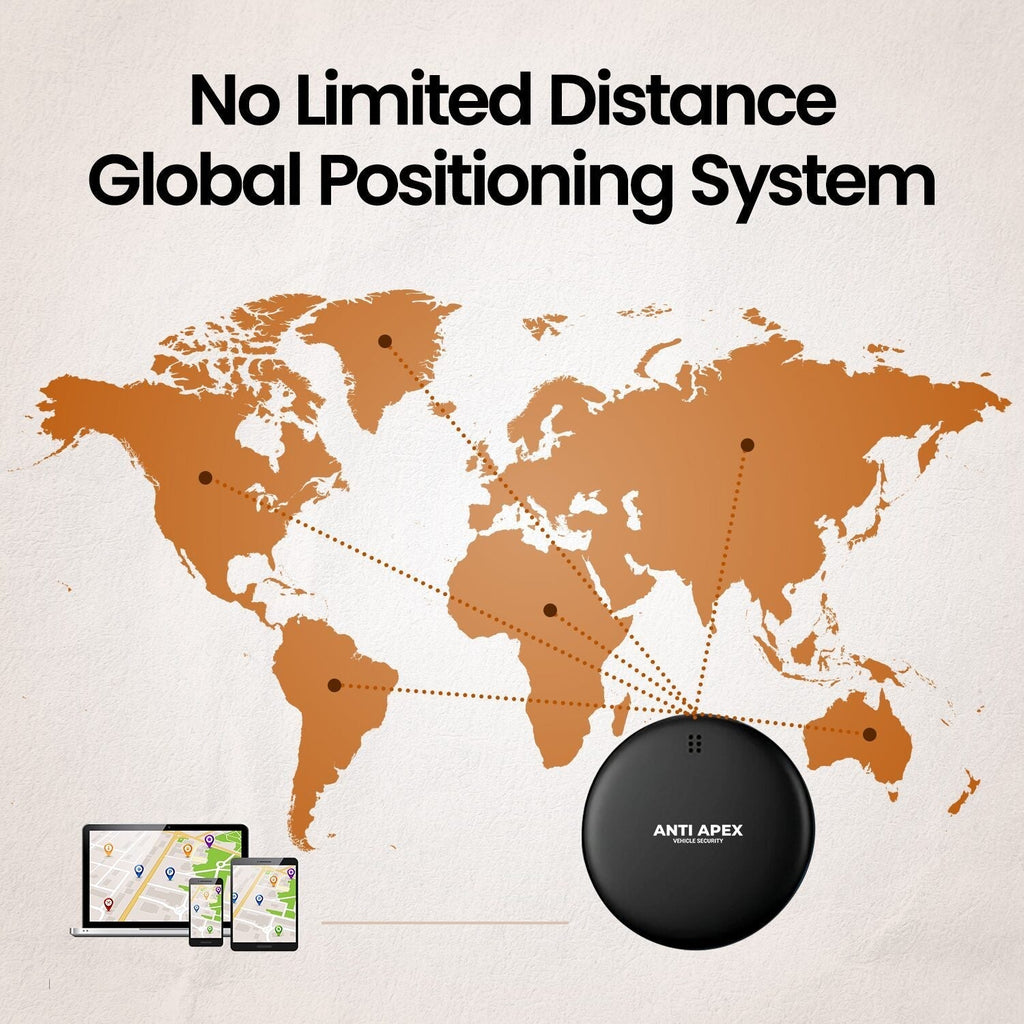 Magnetic GPS Vehicle Tracker with App Tracking | Temsk