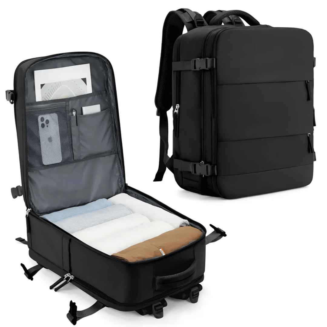 VoyageMate Carry-On Luggage With Smart Compartments And Travel-Friendly Design | Temsk