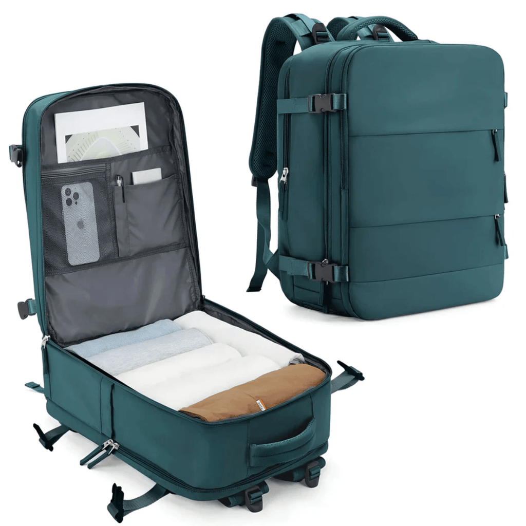 VoyageMate Carry-On Luggage With Smart Compartments And Travel-Friendly Design | Temsk