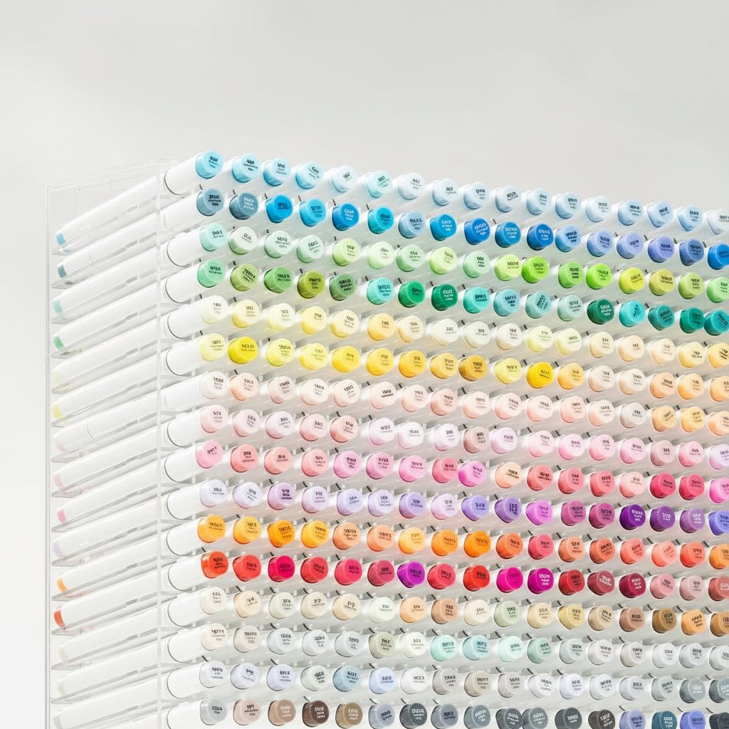 AstraFlex Sketch Pen Set With 48 Vibrant Inks For Sketching And Shading | Temsk